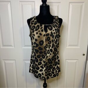 Susan Lawrence Leopard Tank Blouse